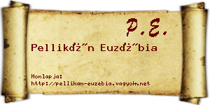 Pellikán Euzébia névjegykártya